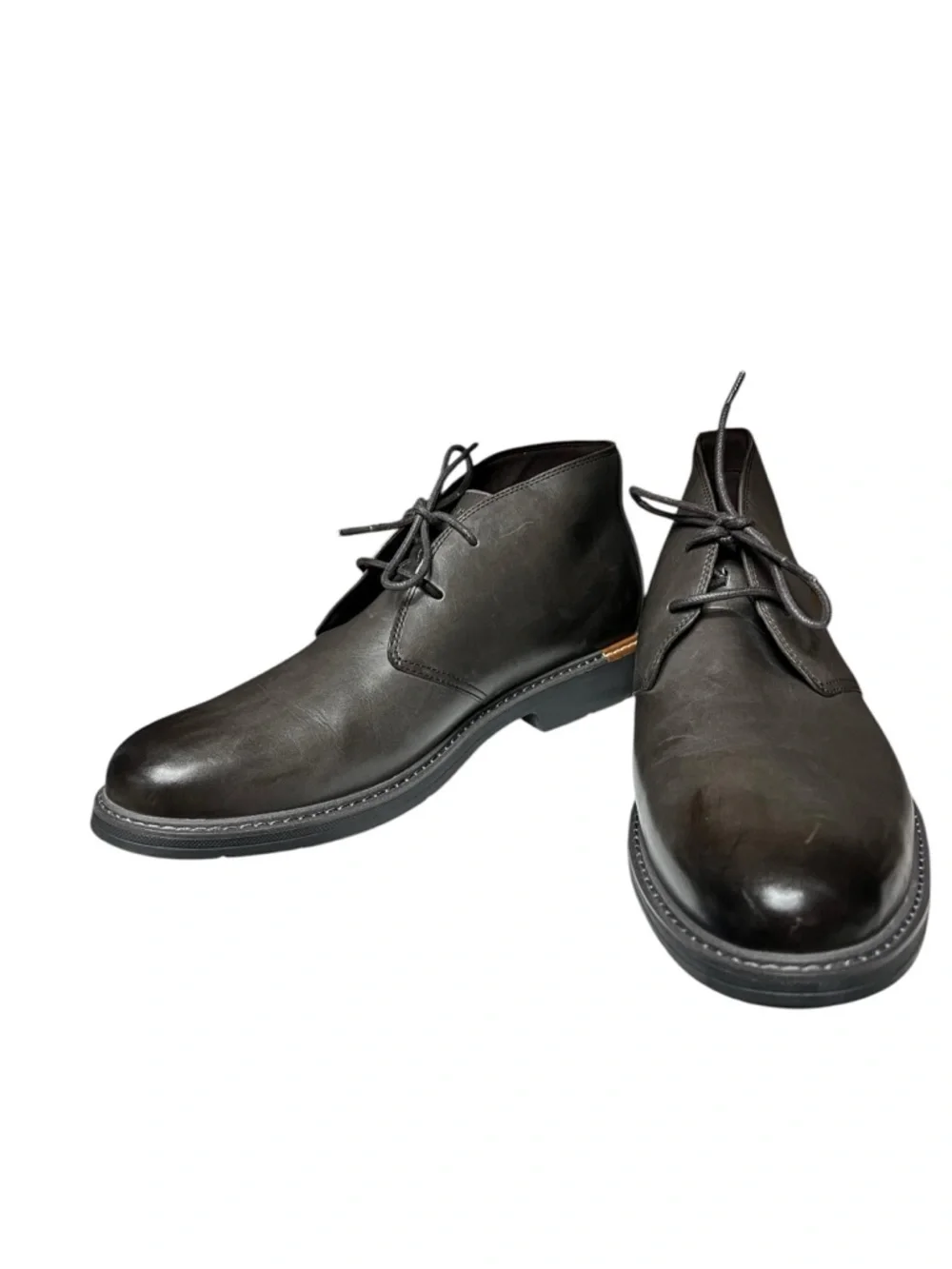 🌻NEW w/tag Cole Haan Grand.ØS Go-To Lace Brown Leather Chukka Boots Men's 11.5